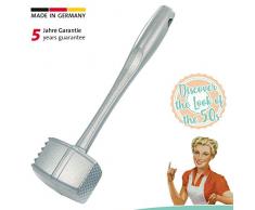 Westmark 6200RT60 Attendrisseur de Viande Retro - Robusto-Spécial en Aluminium, Argent, 24 x 6,4 x 4,5 cm