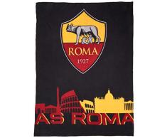 A.S. ROMA Plaid en Polaire, 100% Polyester, Taille Unique