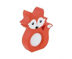 EGLO 97668 Lampe de table, Plastique, 5.4 W, Noir, Rouge, Blanc