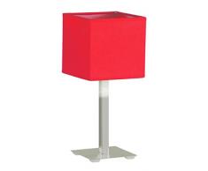 Valan Lampe de bureau E27, 60Â W, rouge, 14Â x 14Â x 30Â cm