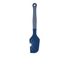 Colourworks - Spatule et fouet en silicone pour nettoyage de fouet, bleu marine, 29 cm