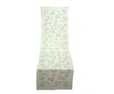 Bellanda Chemin de Table Polyester, Champagne, 170 x 50 x 0,5 cm