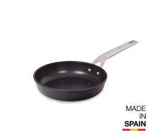 Valira VAA464925 Poêle Premium de 22 cm fabriqué en Espagne, en Fonte daluminium avec Anti-adhérent écologique renforcé, apte pour linduction, Noir