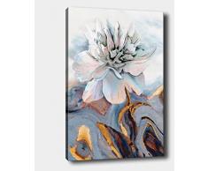 Bonamaison Peinture sur toile, multicolore, 70 x 100 cm - Conçu et fabriqué en Turquie