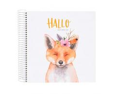 Goldbuch Livre dor, Papier Carton, Album Photo Ã Spirales Renard, ca. 20 x 20 x 2,7 cm