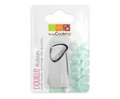 Scrapcooking 1790 Douille Ruban, Acier Inoxydable, Inox, 2,4 x 2,4 x 3,8 cm