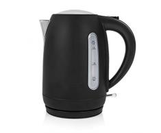 Princess Bouilloire 1,7 l-2220 W Métallisée-Edition Black Steel-236032, Noir