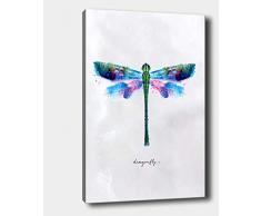 Bonamaison Peinture sur toile, multicolore, 70 x 100 cm - Conçu et fabriqué en Turquie