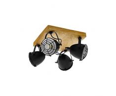 Eglo Série Gateback Plafonnier 4 lampes naturel