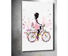 Bonamaison Peinture sur toile, multicolore, 70 x 100 cm - Conçu et fabriqué en Turquie