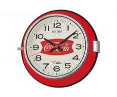 Seiko QXA923R Horloge Murale, MÃ©tal, Multicolore, 22,1x23,2x6,3cm (HxBxT)