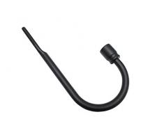 GARDINIA Retenue de rideau, Combinable, Comprend le matériel dinstallation, Longueur: 7.5 cm, Métal, Noir Mat