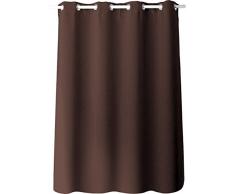 Enjoy Home Rideau Occultant avec 8 Oeillets Polyester Chocolat 140x180 cm