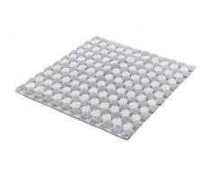 Kleine Wolke 4036146135 Merida Tapis de Bain Coton Gris 60 x 60 x 0,2 cm