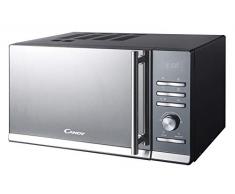 Candy CMGE23BS Micro-ondes avec grill, 23 litres, Noir inoxydable