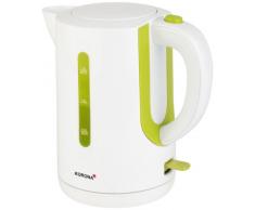 Korona 2050219 Bouilloire Ãlectronique avec Système dArrêt de Vapeur en Blanc/Vert