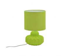 ZONS Lampe à Poser Céramique Mat 4 Couleurs D21xH33,5cm Vert