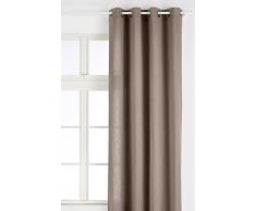 Linder 0517/28/375FR Rideau Toile Aspect Lin Ficelle Oeillets 135 x 260 cm