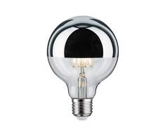 Paulmann 28673 Ampoule LED à filament G95 7 W Argenté 2700 K Intensité variable E27