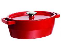 Pyrex - SlowCook - Cocotte Ovale en Fonte Compatible tous feux dont Induction à 33 cm