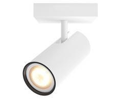 Philips Lighting Buratto Hue Spot, MÃ©tal, 5 W, Blanc - Fonctionne avec Alexa