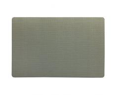 Kela 11639 Calina Set de table Plastique Taupe 43,5 x 28,5 x 1 cm