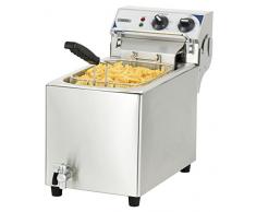 Casselin CFEV10T - Friteuse Ã©lectrique avec vanne de vidange 10 litres haut rendement