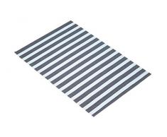 Kitchen Craft Set de Table, PVC, Turquoise/Blanc, 28x18x18 cm