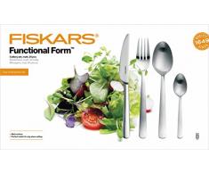 Fiskars Service de couverts, 24 piÃ¨ces, Acier de qualitÃ©, Acier/Mat, Functional Form, 1002961