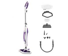 Polti Vaporetto SV440 - Double Balai Vapeur avec Nettoyeur Ã Main, Brosse Vaporforce, 15 en 1, 1500 W, Violet. Tue et Ã©limine 99,9%* des virus, germes et bactÃ©ries