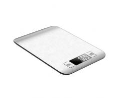 Mia KW 7006 Balance de cuisine électronique en acier inoxydable (LCD, 60 x 28 mm, acier inoxydable, inoxydable)