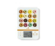 Senya balance cuisine nutritionnelle tactile Smart Scale, balance alimentaire écran LCD de haute précision, calcul des apports énergétiques, plateau en verre, SYCP-KS001