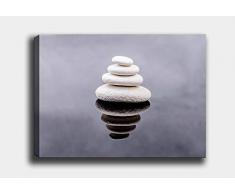 Bonamaison Peinture sur toile, multicolore, 70 x 100 cm - Conçu et fabriqué en Turquie