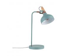 Paulmann 79651 Neordic Juna Lampe de table, max. 1x20W, E14,Vert doux/Cuivre/Bois 230V, MÃ©tal/Bois