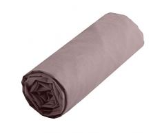 Lovely Casa DH44820003 Alicia Drap Housse Coton Taupe 200 x 180 cm