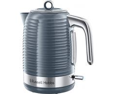 Russell Hobbs 24363-70 Bouilloire 1,7L Inspire, Ebullition Rapide, Niveau Eau Visible, Filtre Anti-Calcaire - Gris (Exclusivité Amazon)