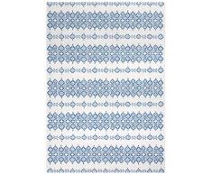 Vallila Soma Tapis en Coton rayÃ© Bleu 120 x 170 cm