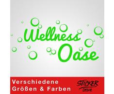 Wellness OASE Sticker Mural Motif cafÃ© et cafÃ© Vert 150 x 72 cm