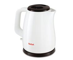 Tefal KO150110 Bouilloire électrique dâune capacité de 1,5 l, avec puissance de 2400 W â Blanche et noire