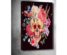 Bonamaison Peinture sur toile, multicolore, 40 x 60 cm - Conçu et fabriqué en Turquie