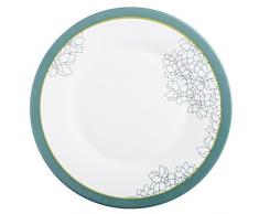 Luminarc 8021567 LUMINARC-8021567- Assiette Plate en Verre 28CM ORBEA, Blanc, 28 x 28 x 2 cm