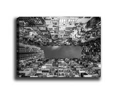 Bonamaison Peinture sur toile, multicolore, 40 x 60 cm - Conçu et fabriqué en Turquie