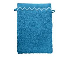 Santens Pat Eponge Lot de 2 Gants de Toilette, Coton, Jade, 2X1622