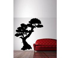 TATOUTEX Stickers Bonzaï - Gris Clair, L 110cm x H 123cm