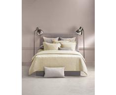 De Witte Lietaer Motion Parure Linge de Lit, 100% Coton Satin, Sandshell, 1/140x200-1/60x70