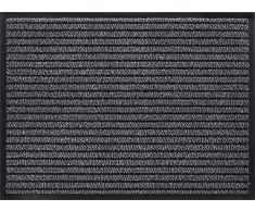 ID Mat 608002 Gramat Tapis Paillasson Fibre PolypropylÃ¨ne/PVC Gris 80 x 60 x 0,8 cm