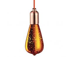 Girard Sudron 16001-LED ST64 Ampoule Filament LED 64 mm Effet 3D E27 (ES Edison) Finition 4 W Or