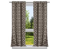 Duck River Rideau occultant en Tissu pour Porte en Tissu Chocolat 36 x 84 cm