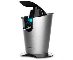 Cecotec Presse-Agrume Electrique Ã Levier, Zitrus 160 Vita INOX , 160W, Filtre en acier, 2 CÃ´nes, Anti-Goutte, Silencieux, Compatible avec Lave-Vaisselle, Acier Inoxydable