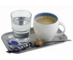 APS 30118 Plateau de service, Acier Inoxydable, Argent, 9 x 12 x 16 cm